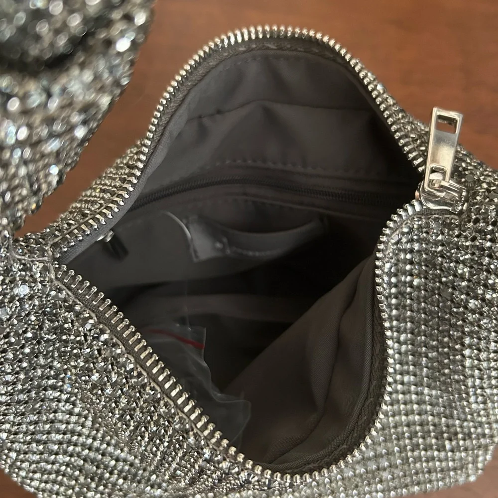 NWOT Anthropologie Rhinestone Mini Bag - Picture 3 of 6